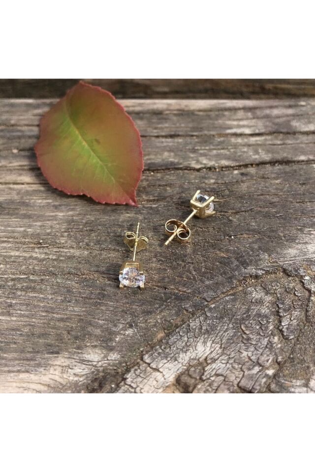 Tektaş Altın Küpe