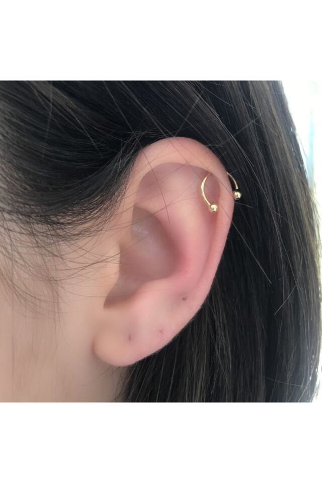 Altın Kıkırdak Küpe