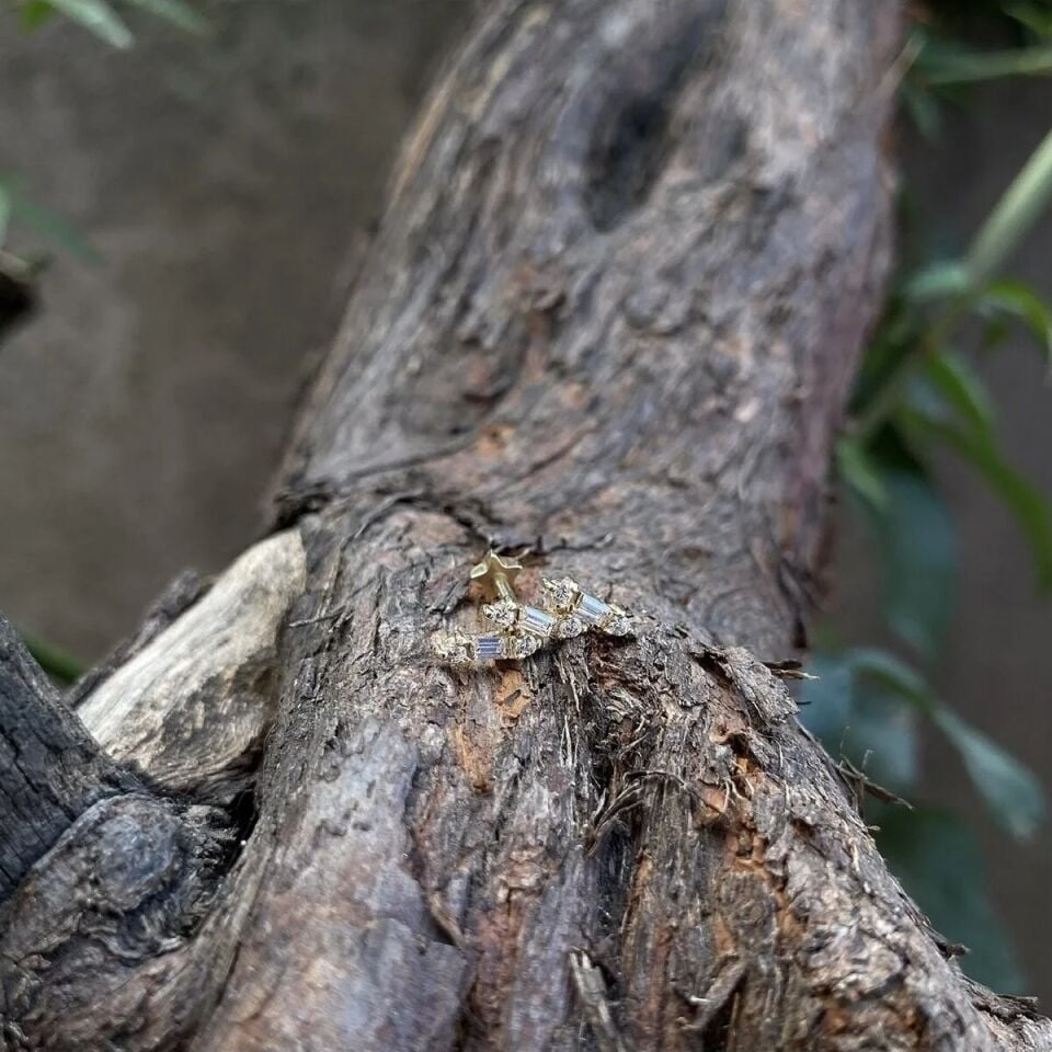 14 ayar tragus küpe