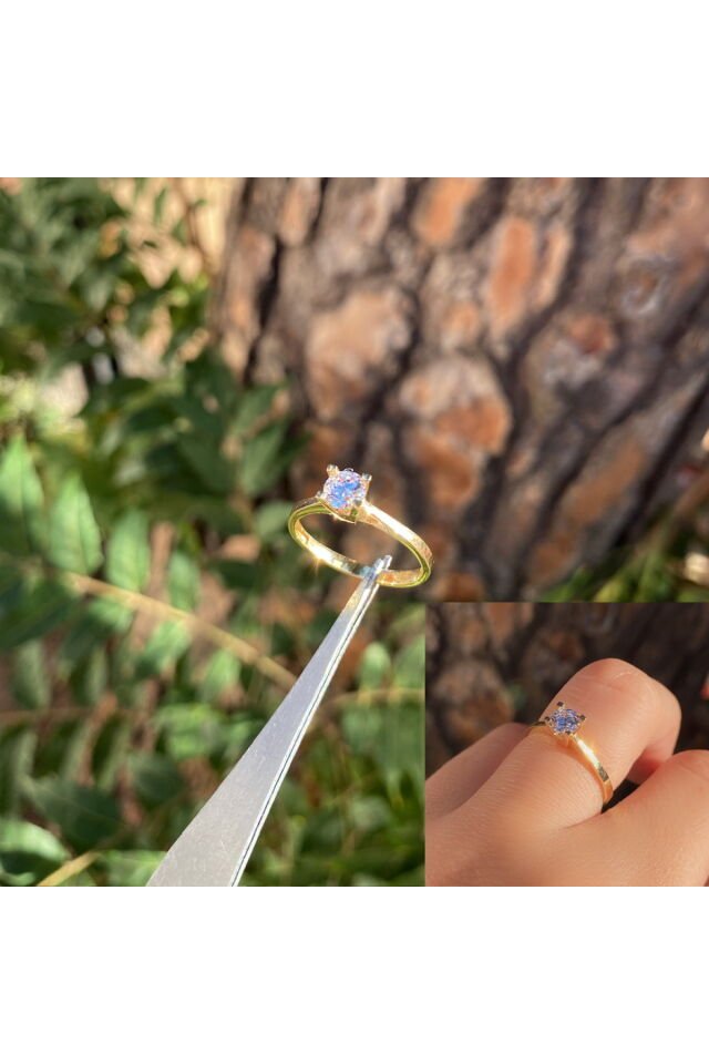 Tektaş altın yüzük