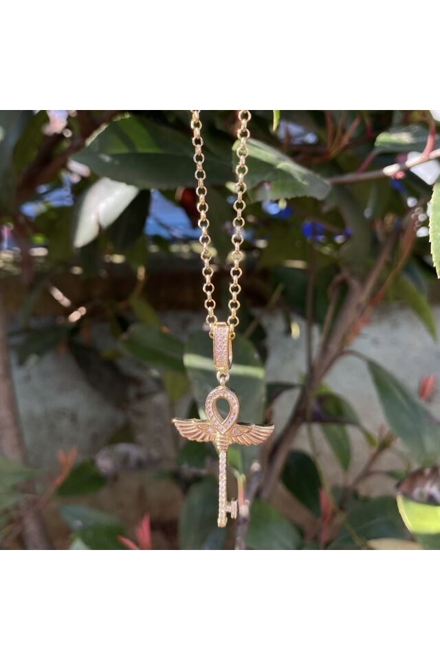 Anahtar altın kolye