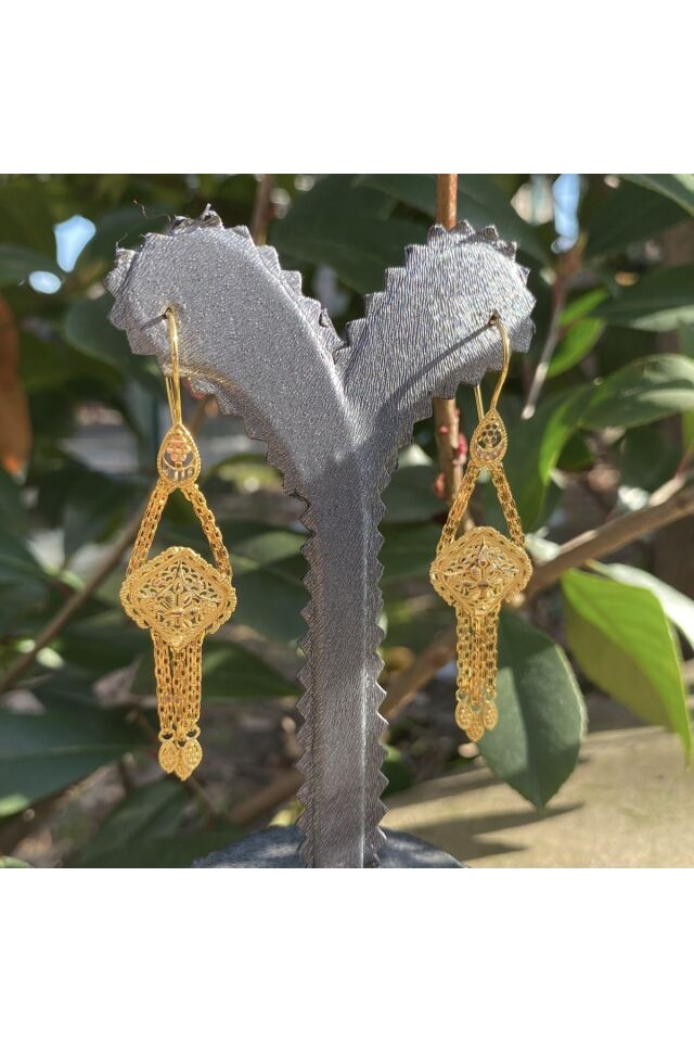 Hint işi Altın Küpe