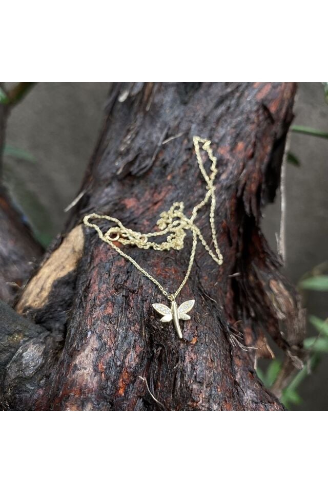 yusufçuk minimal altın kolye